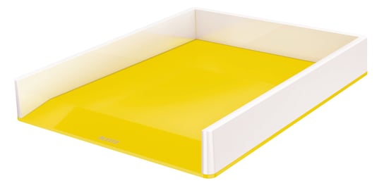 Półka na dokumenty Leitz WOW, dwukolorowa, żółta Leitz