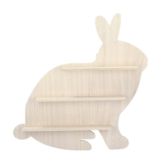 Półka Wooden Rabbit, 50x7x50cm Yellow Tipi