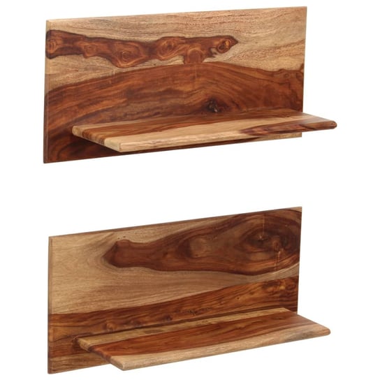 Półki drewniane sheesham 59x26x20 cm, 2 szt. / AAALOE Inna marka