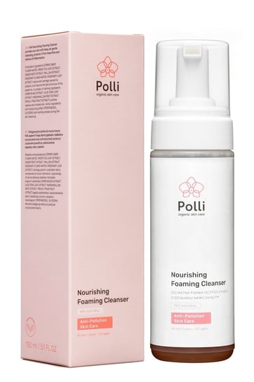 Polli Organic Skin Care, delikatna pianka oczyszczająca do twarzy, 150 ml Polli Organic