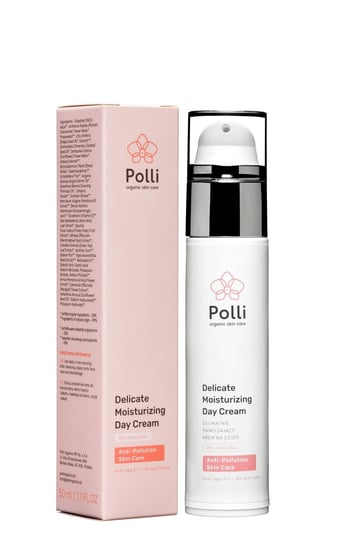 Polli Organic Skin Care, delikatnie nawilżający krem do twarzy, 50 ml Polli Organic