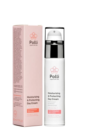 Polli Organic Skin Care, nawilżający ochronny krem do twarzy, 50 ml Polli Organic