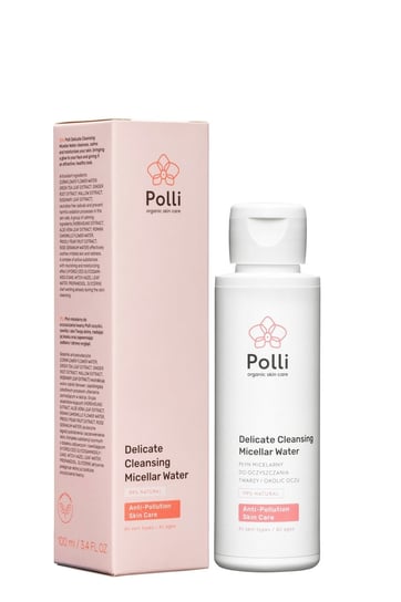 Polli Organic Skin Care, płyn micelarny do oczyszczania twarzy, 100 ml Polli Organic