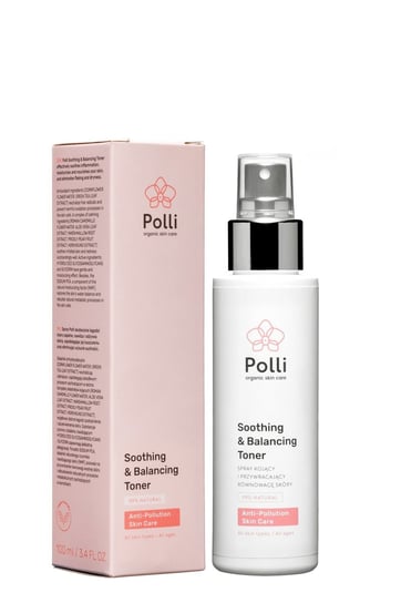 Polli Organic Skin Care, spray kojący i przywracający równowagę skóry, 100 ml Polli Organic
