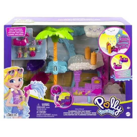 Polly Pocket Flamingowa myjnia Zestaw Polly Pocket