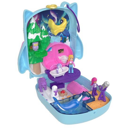 Polly Pocket, Kompaktowy zestaw do zabawy, Sowa, HKV37 Polly Pocket