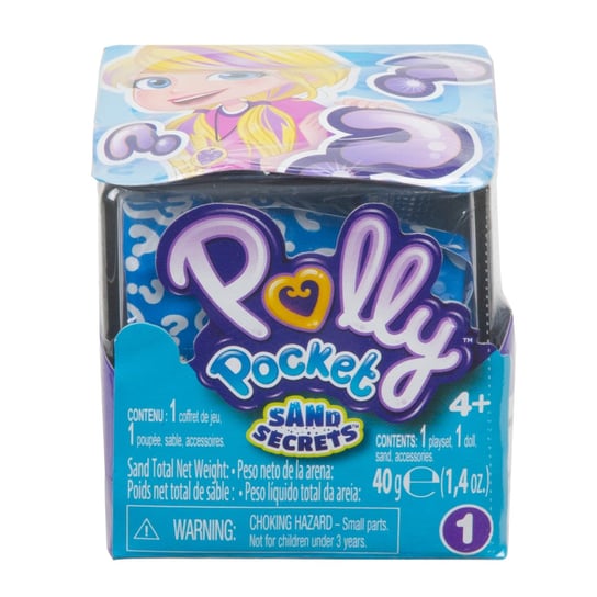 Polly Pocket, plastyczny piasek z lalką, niespodzianka Polly Pocket