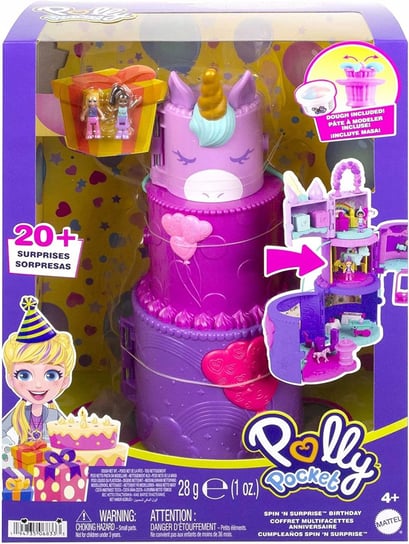 Polly Pocket Tort urodzinowy Zestaw HHJ11 Laleczki Mattel