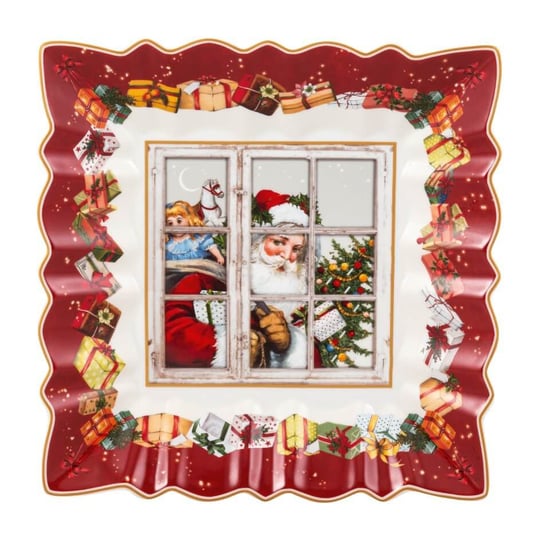 Półmisek kwadratowy św. Mikołaj za oknem Toy's Fantasy Villeroy & Boch Villeroy & Boch