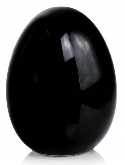 POLNIX, Jajko ceramiczne, czarne, 10 cm POLNIX