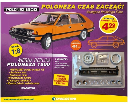Polonez 1500 Zbuduj Model Legendarnego Auta Nr 1 De Agostini Publishing Italia S.p.A.