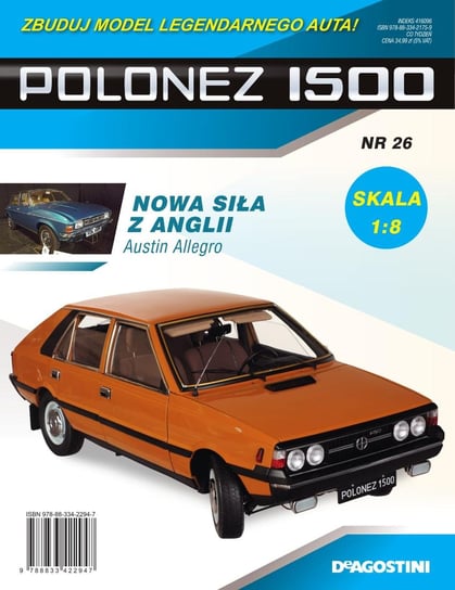 Polonez 1500 Zbuduj Model Legendarnego Auta Nr 26 De Agostini Publishing Italia S.p.A.
