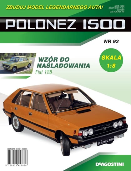 Polonez 1500 Zbuduj Model Legendarnego Auta Nr 92 De Agostini Publishing Italia S.p.A.