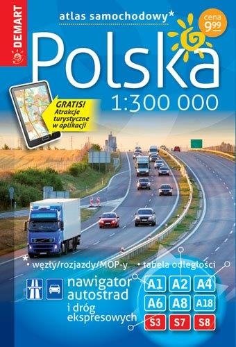 Polska. Atlas samochodowy 1:300 000 Opracowanie zbiorowe