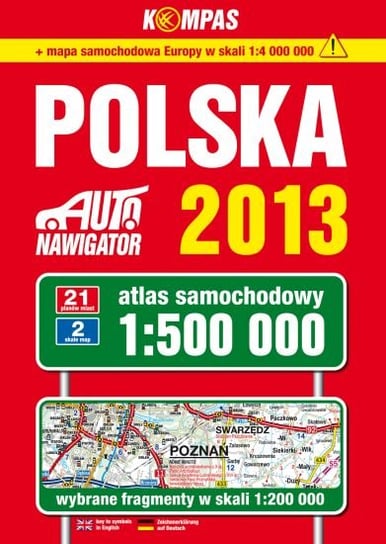 Polska. Atlas samochodowy 1:500 000 Carta Blanca