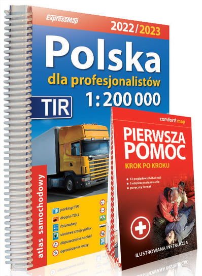 Polska dla profesjonalistów. Atlas samochodowy + instrukcja pierwszej pomocy 1:200 000 Opracowanie zbiorowe