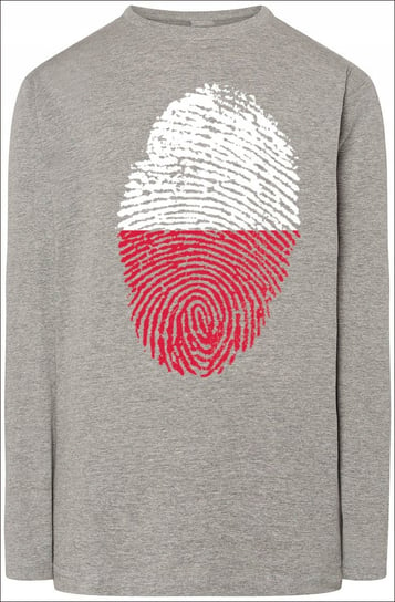 Polska Flaga Odcisk Bluza Longsleeve Rozm.S Inna marka