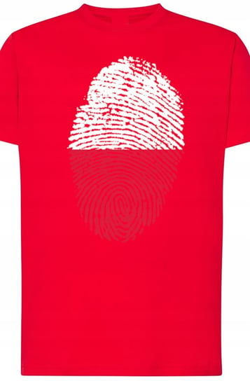 Polska Flaga Odcisk Męski T-Shirt Nadruk Rozm.XXL Inna marka