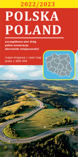Polska. Mapa drogowa 1:800 000 Opracowanie zbiorowe
