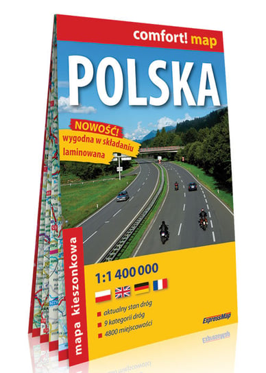 Polska. Mapa samochodowa 1:1 400 000 Opracowanie zbiorowe