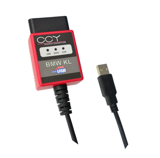 POLSKI INTERFEJS INPA KL CCY do BMW e39 e46 e60 e90 CCY