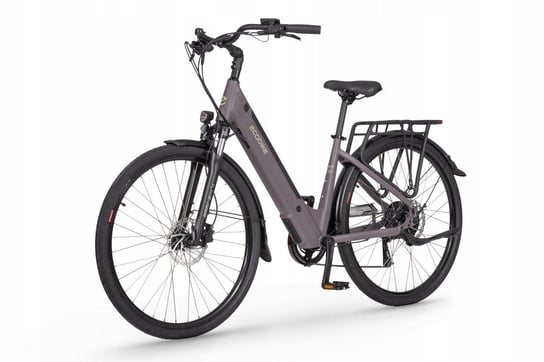 POLSKI ROWER ELEKTRYCZNY ECOBIKE X-CITY COFFEE 17,5 Ah rama 19" koło 28 Ecobike