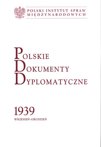 Polskie Dokumenty Dyplomatyczne Opracowanie zbiorowe