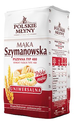 Polskie Młyny Mąka Pszenna Szymanowska (Typ 480) - 1Kg Polskie młyny
