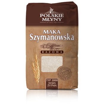 Polskie Młyny Mąka Szymanowska Razowa Typ 2000 Razowa A 0,8 Kg Polskie młyny