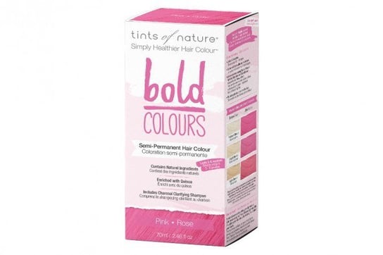 Półtrwała farba do włosów BOLD Colours - Różowa- 70 ml- Tints of Nature- Tints Of Nature
