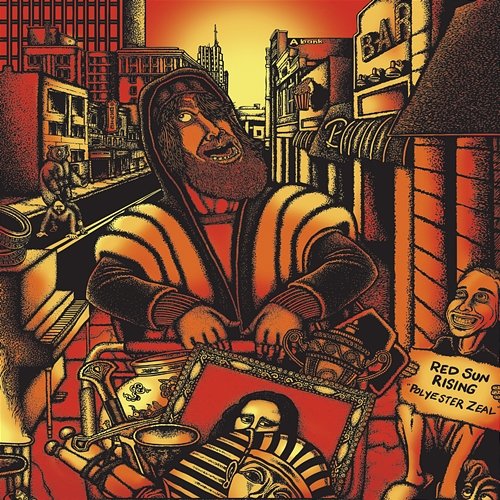 Polyester Zeal Red Sun Rising