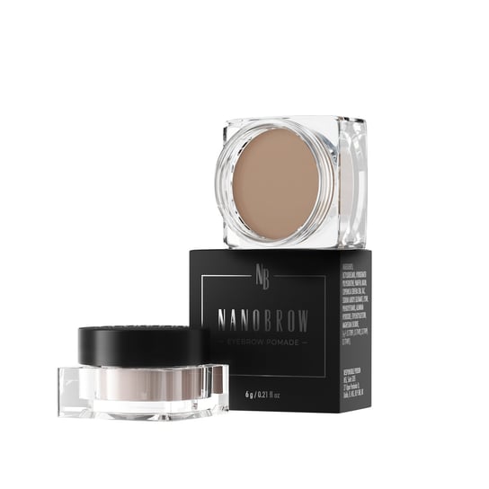 Pomada do brwi Nanobrow Eyebrow Pomade Light Brown - jasnobrązowa wodoodporna pomada do brwi Nanobrow