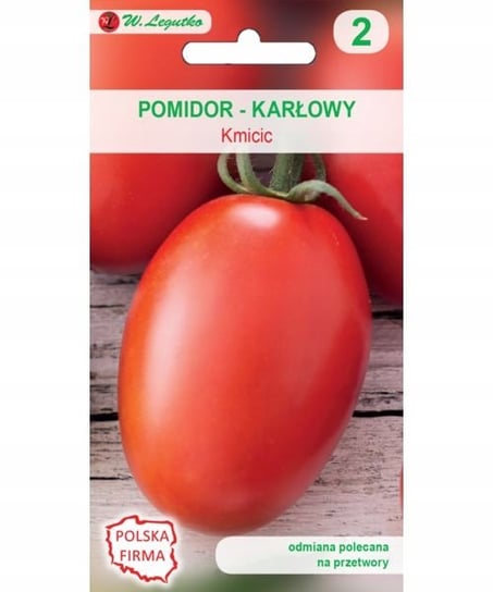 Pomidor Kmicic gruntowy karłowy nasiona 0,5g LEGUTKO