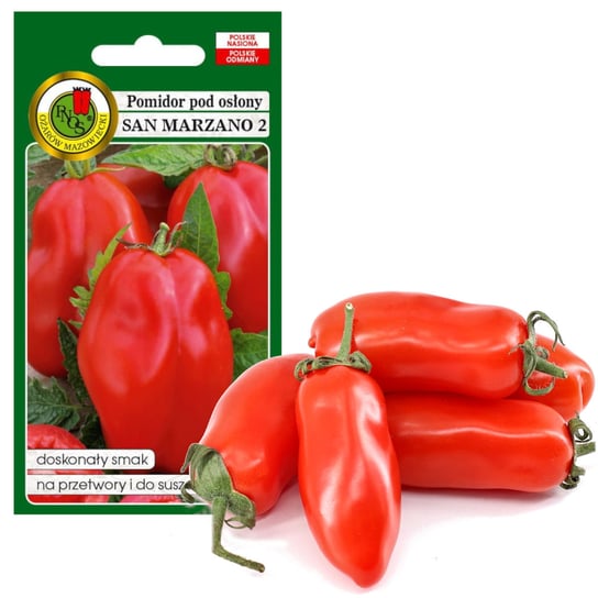 Pomidor Pod Osłony San Marzano 2 Nasiona Bez Gmo 0,2G PNOS
