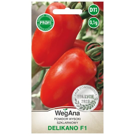 Pomidor wysoki szklarniowy Delikano F1 nasiona 0,1g nasiona - WegAna WegAna