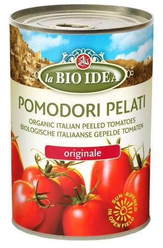Pomidory pelati bez skóry w puszce BIO 400 g - LA BIO IDEA LA BIO IDEA