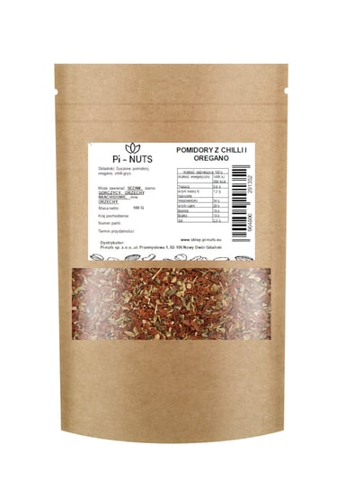 Pomidory suszone z chilli i oregano 100g Pi-nuts