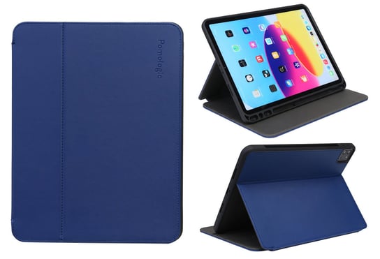 Pomologic BookFolio etui z Klapką pokrowiec obudowa ochronna do iPad Pro 11" 1/2/3/4G 2022/2021/2020/2018 (navy) Inna marka