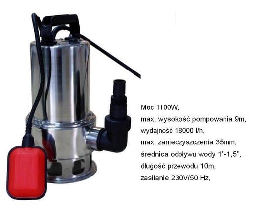 Pompa do wody brudnej NAC SPE110INOX-N NAC