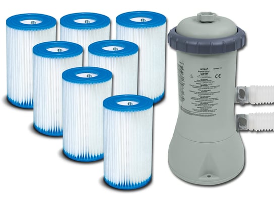 Pompa filtrująca do basenów 3785L/h INTEX 28638 / 29000 + 7 filtrów Intex