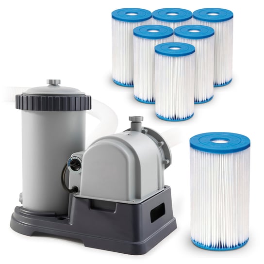 Pompa filtrująca do basenów 9463L/h Intex + 7 filtrów Intex