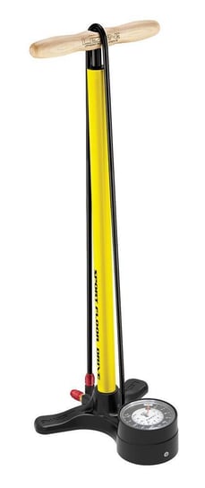Pompka podłogowa LEZYNE SPORT FLOOR DRIVE 3.5 ABS-1 PRO CHUCK 220psi żółta (NEW) Lezyne