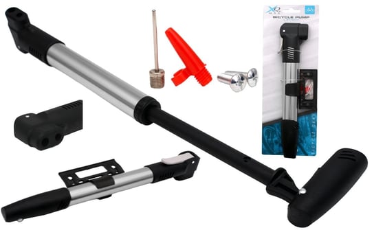 POMPKA ROWEROWA MINI ALU XQMAX SREBRNA Enero