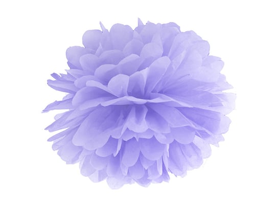 Pompon bibułowy, liliowy, 35 cm PartyDeco