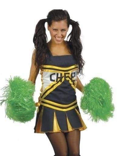 Pompon Cheerleaderki Zielony Guirca