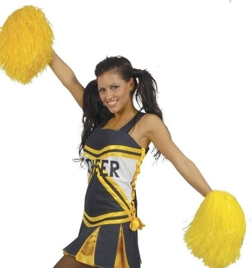 Pompon Cheerleaderki Żółty Guirca