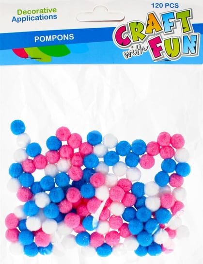 Pompony Dekoracyjne Akryl Mix Craft With Fun 463830 Craft With Fun
