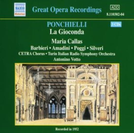 PONCHIELLI GIOCONDA 3CD Maria Callas