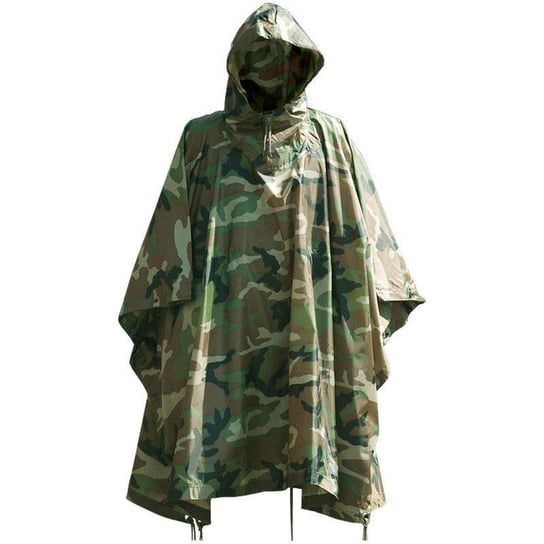 Poncho przeciwdeszczowe RipStop Woodland - Mil-Tec Mil-Tec