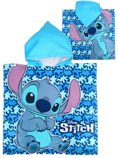 Ponczo Ręcznik szybkoschnący kąpielowy Stitch Microfibra Inna marka